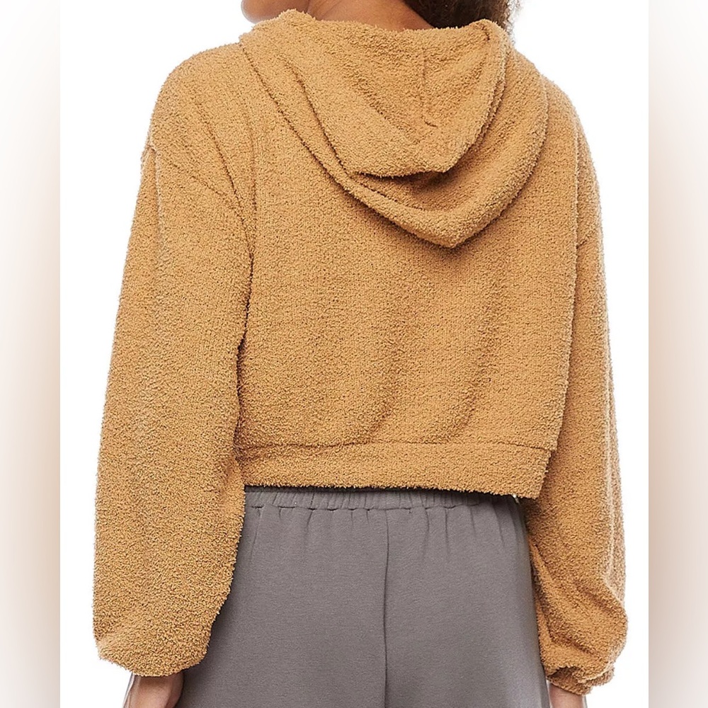 Sage Shadow Cropped Hoodie